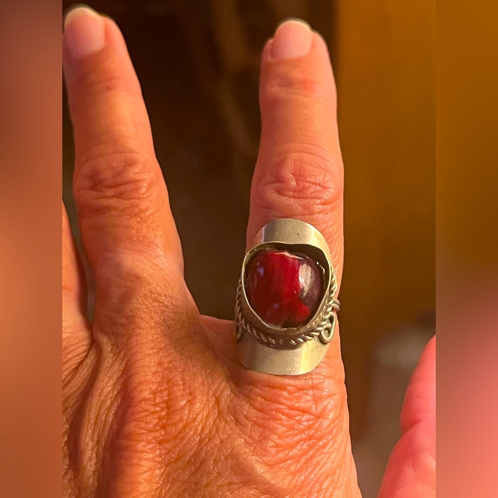HUAYRUROS INCA Ring extra Large Stone from PERU